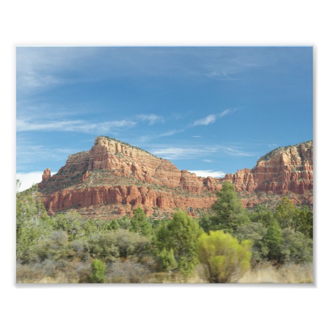Impression Photo Roches rouges de Sedona (Devant)