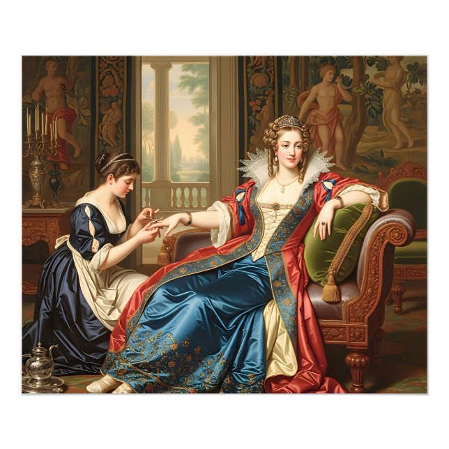 Impression Photo Rococo Secrets : La beauté du Regal dans un cadre  (Devant)