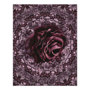 Impression Photo Rosace Mandala 