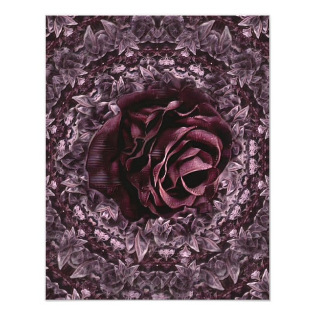 Impression Photo Rosace Mandala  (Devant)