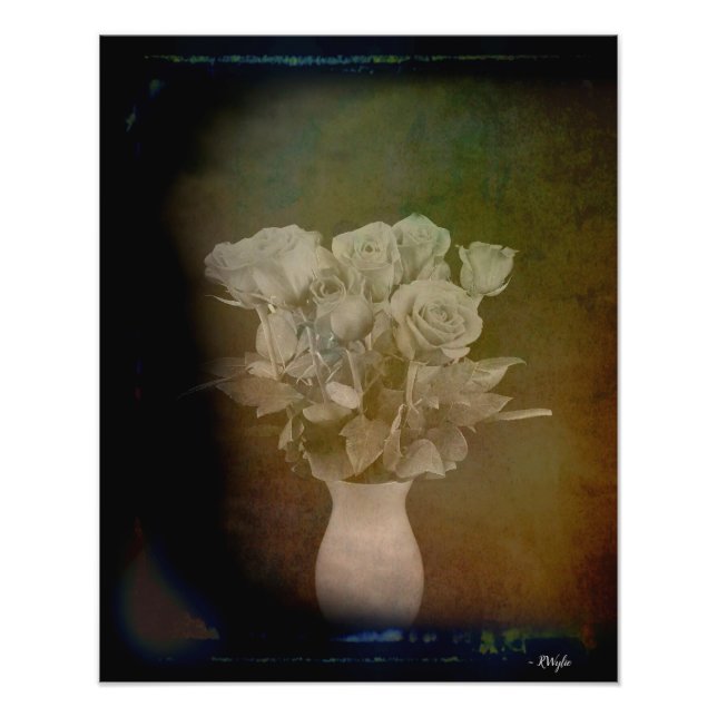 Impression Photo Roses antiques (Devant)