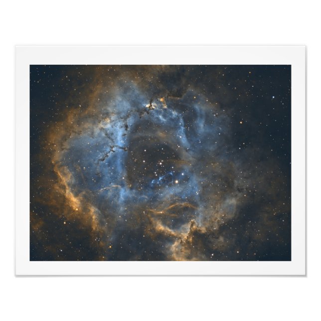 Impression Photo Rosette Nebula avec frontière par Eric Dreher (Devant)