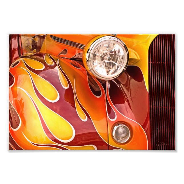 Impression Photo Roues Chaudes. (Devant)