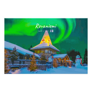 Impression Photo Rovaniemi, Finlande - Aurore magique