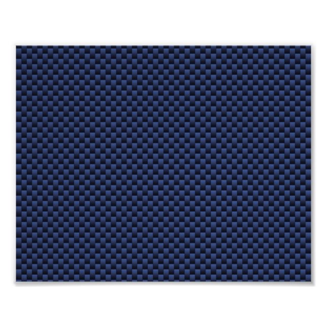 Impression Photo Royal Blue Automotive Carbon Fiber Tressage d'impr (Devant)