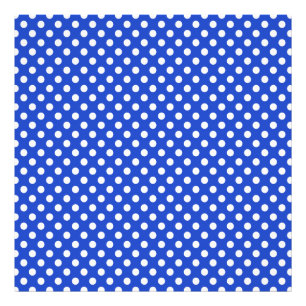 Impression Photo Royal Blue Combination Polka Dots by STaylor