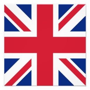 Impression Photo Royaume-Uni Union Jack Drapeau des colonies britan