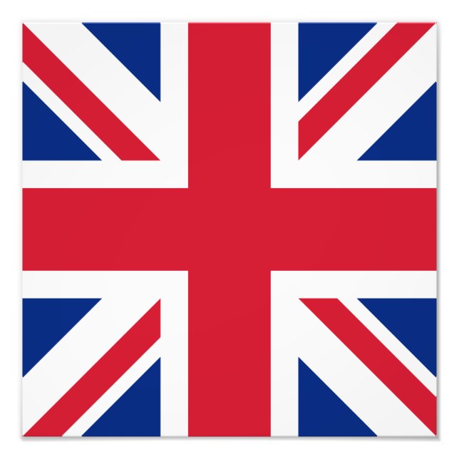 Impression Photo Royaume-Uni Union Jack Drapeau des colonies britan (Devant)