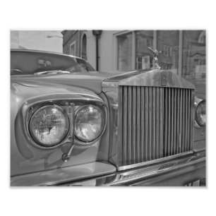 Impression Photo Royce de Rolls Noir et Blanc