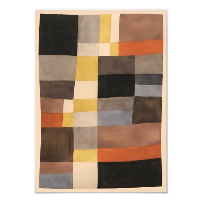 Impression Photo Rythmes verticaux-horizontaux | Sophie Taeuber-Arp (Devant)