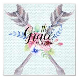 Impression Photo Sa grâce suffit : 2 Corinthiens 12:9