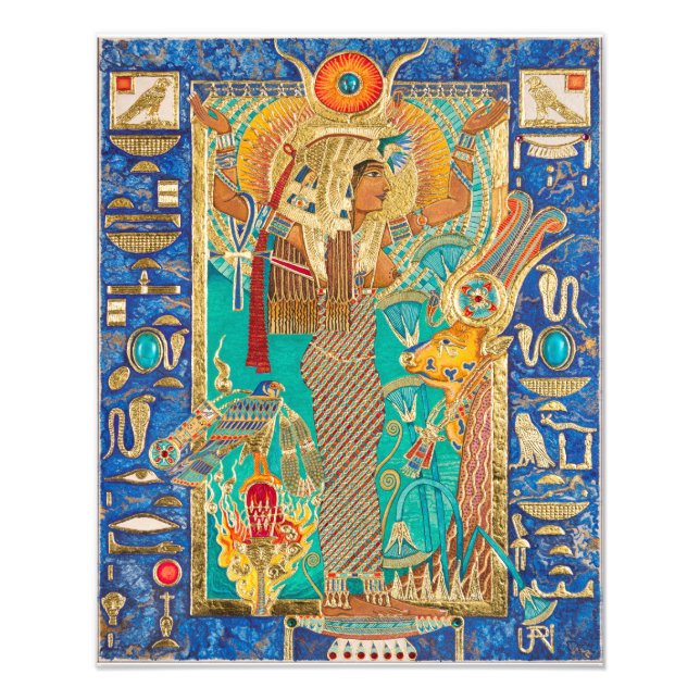 Impression Photo Sa maîtresse du ciel, (Devant)