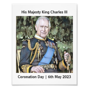 Impression Photo Sa Majesté le Roi Charles III