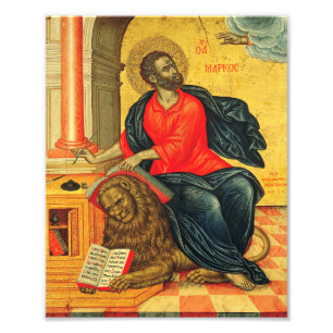 Impression Photo Saint Marc l'évangéliste icône orthodoxe