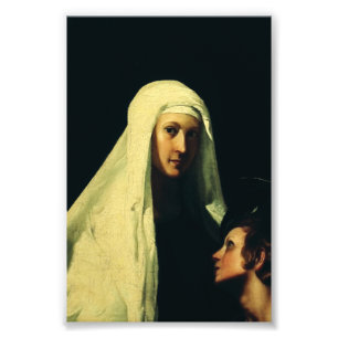 Impression Photo Sainte Françoise de Rome Ange Gardien Beaux-Arts