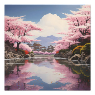 Impression Photo Sakura sur les rives