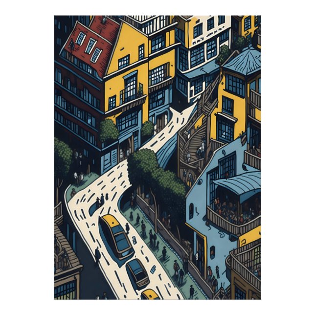 Impression Photo San Francisco Street (Devant)