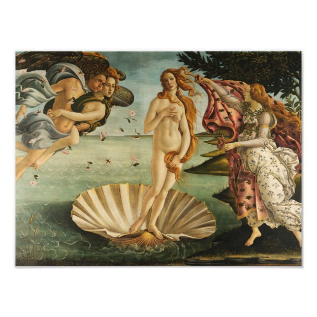 Impression Photo Sandro Botticelli - La naissance de Vénus (Devant)