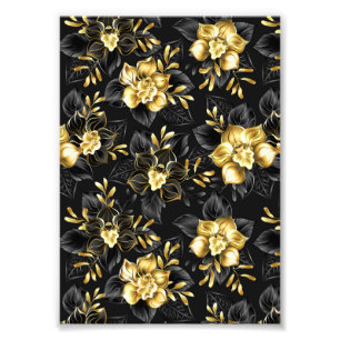 Impression Photo Sans couture avec orchidées de bijoux