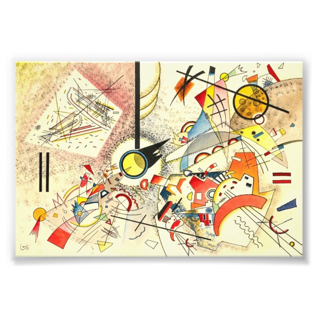 Impression Photo Sans titre par Wassily Kandinsky 1923 (Devant)