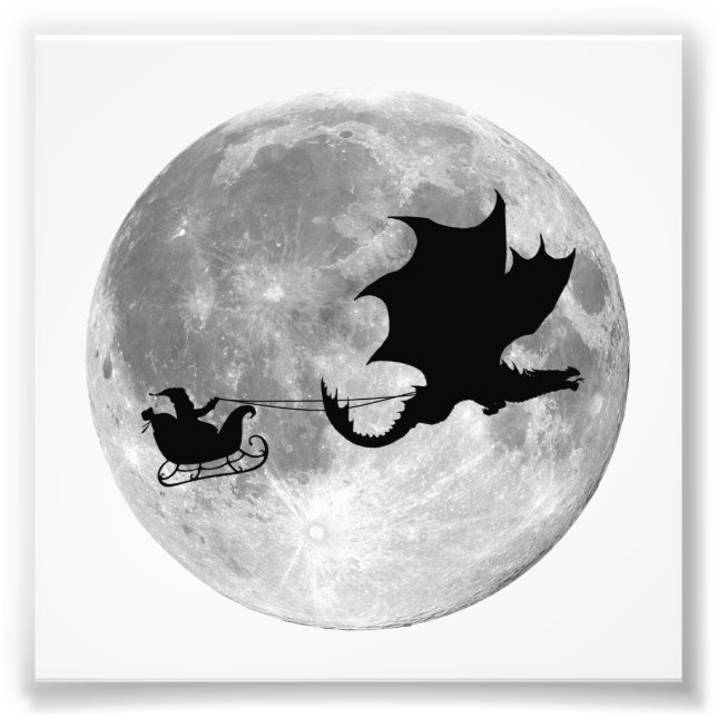 Impression Photo Santa Claus Dragon Rider (Devant)