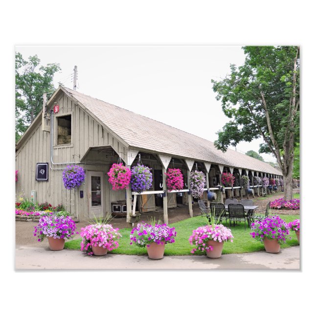 Impression Photo Saratoga Stables historique (Devant)