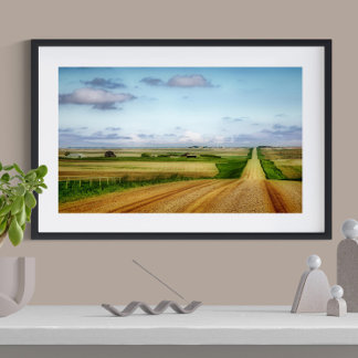 Impression Photo Saskatchewan Prairie Road