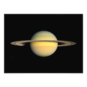 Impression Photo Saturne pendant l'équinoxe