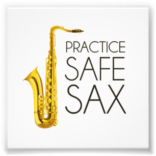 Impression Photo Saxo de coffre-fort de pratique
