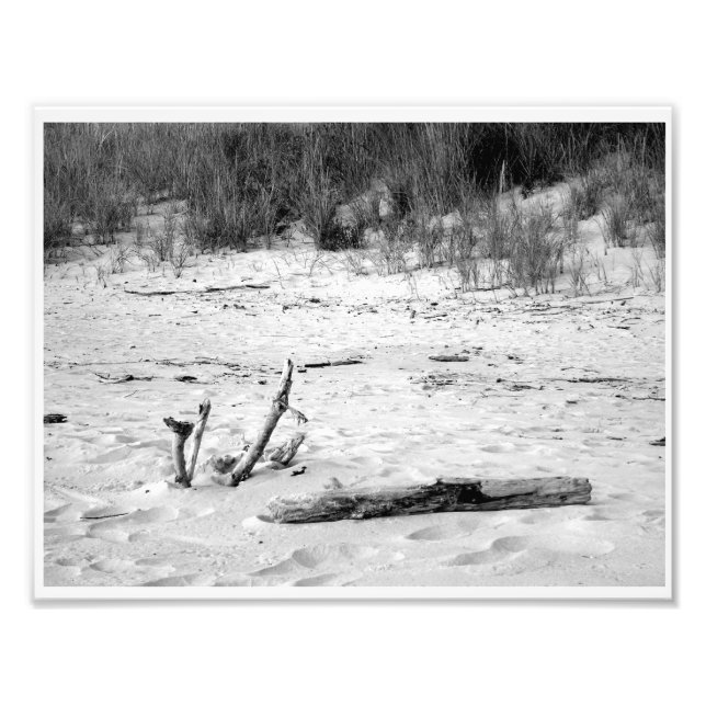 Impression Photo Scène de la plage du lac Michigan (Devant)