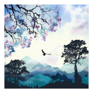 Impression Photo Scène de montagne