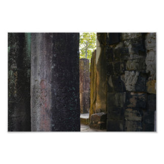 Impression Photo Sculptures de temple cambodgien