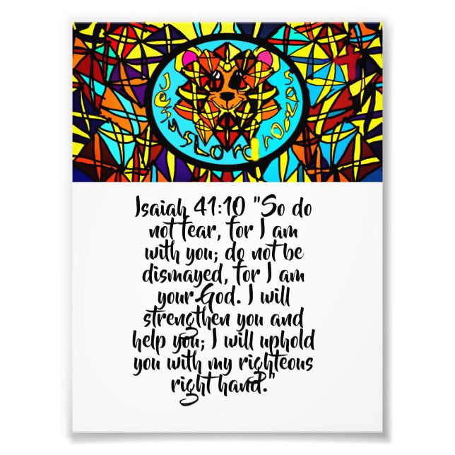 Impression Photo Seigneur Jésus Sauveur (Devant)