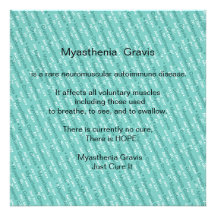 Sensibilisation à Myasthenia Gravis