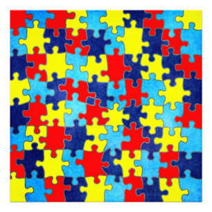 Impression Photo Sensibilisation sur l'autisme-Puzzle par Shirley T