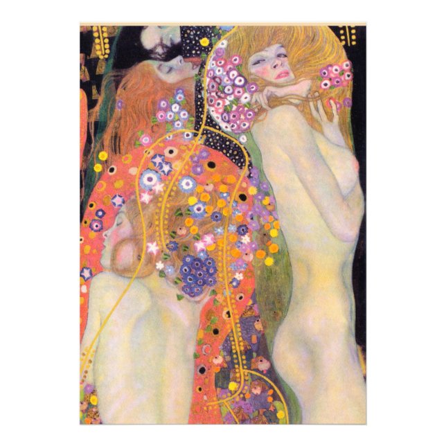 Impression Photo Serpents d'eau, Gustav Klimt (Devant)