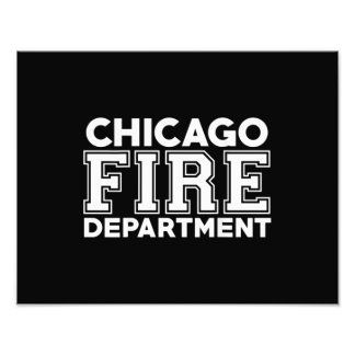 Impression Photo Service des pompiers de Chicago Secourt
