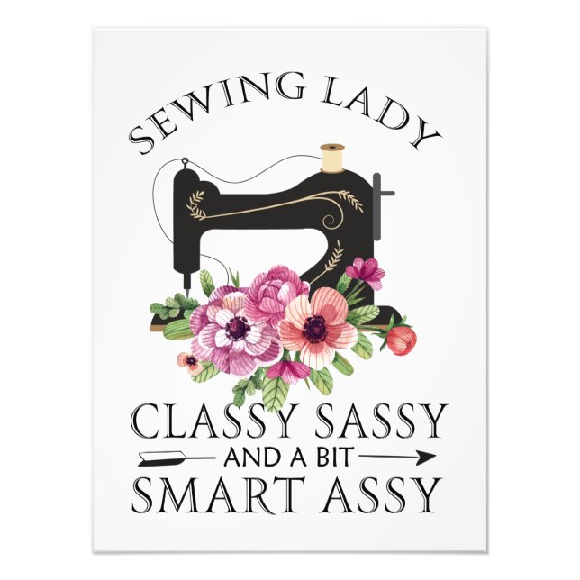 Impression Photo Sewing Lady Class Sassy And A Bit Smart Assy (Devant)