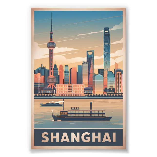 Impression Photo Shanghai vintage (Devant)