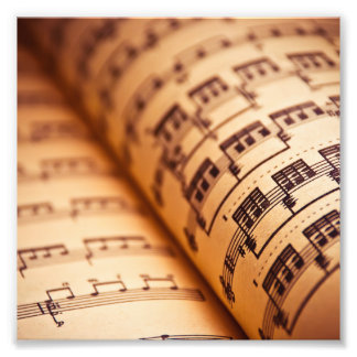 Impression Photo Sheet Music Pages
