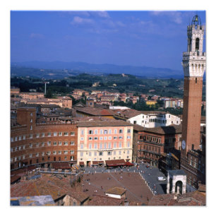 Impression Photo Sienne Toscane Italie