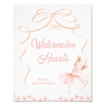 SIGNE DE FÊTE D'ANNIVERSAIRE DE Ballerina Rose Whi