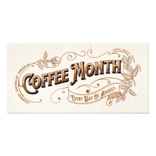 Impression Photo SIGNE vintage Mois du café