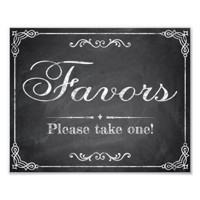 Impression Photo Signes mariages - tableau de bord - Faveurs - (Devant)