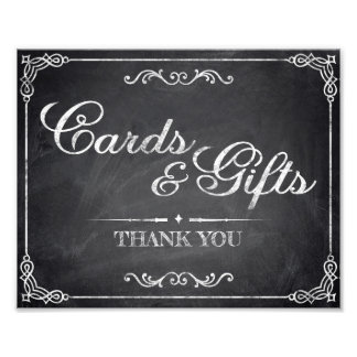 Impression Photo Signes mariages - tableau noir - Cartes et Cadeaux
