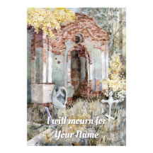 Silence éternel dans le cimetière