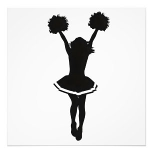 Impression Photo Silhouette pom-pom girl