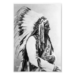 Impression Photo Sitting Bull, un Sioux de Hunkpapa
