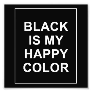 IMPRESSION PHOTO SKAM - BLACK IS MY HAPPY COLOR