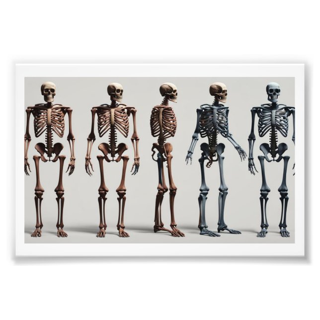 Impression Photo Skeletons humains (Devant)